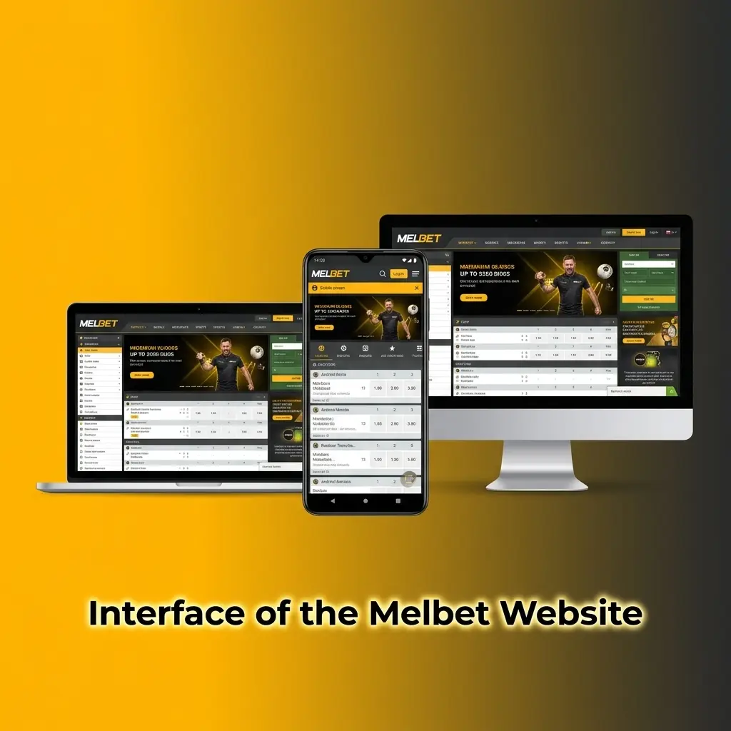 Melbet website interface showing top navigation bar with Sports, Live Betting, Casino, and Promotions menu options